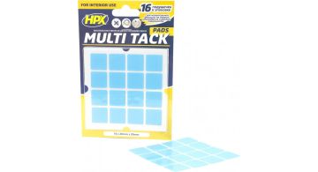 Высечка из двухсторонней ленты (армированная) HPX Multi Tack MTT2020SQ 20 mm х 20 mm (16 шт./уп)