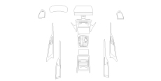 Викрійка для салону BMW 8 SERIES GRAN COUPE 2023  /assets/images/items/6384/0251346001717165329.jpg