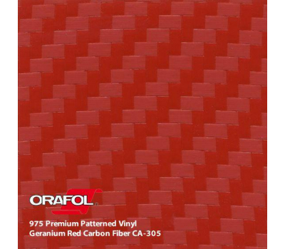 Oracal 975 3D Geranium Red Carbon 1.524 m