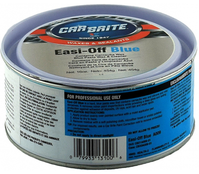 Car Brite Easi-Off Blue Past Wax 454 g