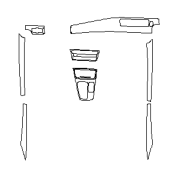 Комплект викрійок для салону BMW 5 GT 2012-2015