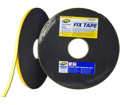 Двостороння стрічка для моментальної фіксації HPX DA1225 Fix Tape 12 mm х 3 mm х 25 m