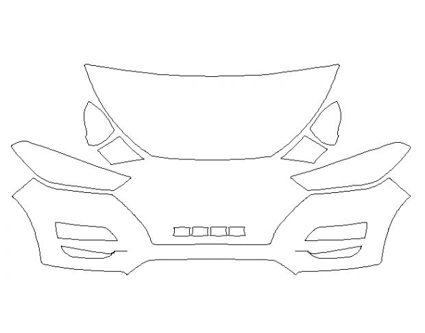 Hyundai Tucson 2018 Позашляховик Стандартний набір частково Hexis