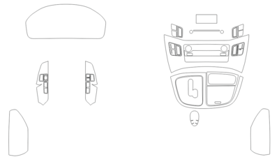 Комплект викрійок для салону HYUNDAI H1 2019