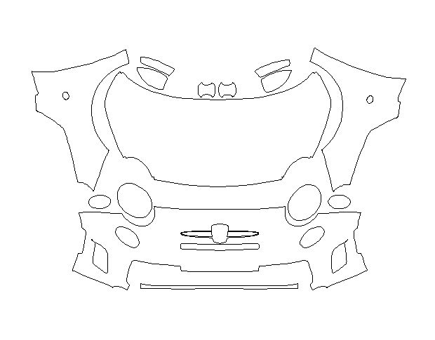 FIAT 500 Abarth 2012 Купе Стандартный набор полностью Hexis