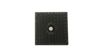 Пластина під шуруп (чорна) HPX DUOTEC 32 mm х 32 mm х 3 mm