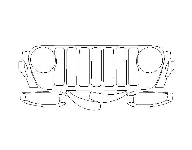 Jeep Wrangler Unlimited JL Rubicon 2018 Позашляховик Передній бампер LEGEND