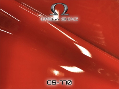 Omega Skinz OS-770 Maranello - Червона глянцева плівка 1.524 m