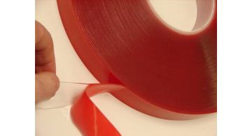 Акриловый прозрачный двухсторонний скотч Orafol HI-Bond VST 4100 C 12 mm. 33 m