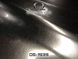 Omega Skinz OS-1939 Black Metal Gloss - Глянцевая черная пленка под металл 1.524 m