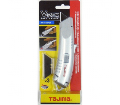 Tajima Safety Knife VR103D 22 mm + спеціальні леза Tajima V-REX (3 шт.)