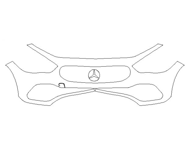 Mercedes-Benz GLA-Class 2020 Внедорожник Передний бампер LLumar