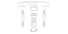 Комплект викрійок для салону JAGUAR XEL 2018  /assets/images/items/5896/0551104001672824530.png