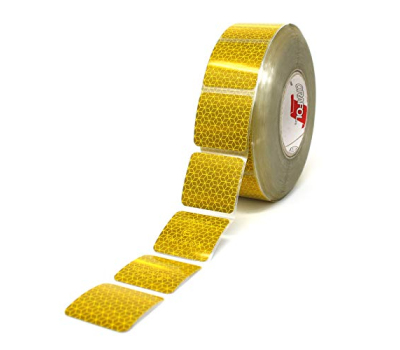ORALITE VC 104+ Flex Grade Yellow 006 - Світловідбивна стрічка високої видимості для вантажівок жовта, 5 cm