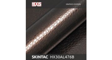 Hexis Alligator Brown Gloss HX30AL476B 1.37 m