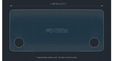 Захисне скло Pixsel на монітор SKODA KAMIQ - 12.5“ 2023 - (гібридне мат)