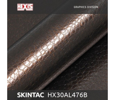Hexis Alligator Brown Gloss HX30AL476B 1.37 m