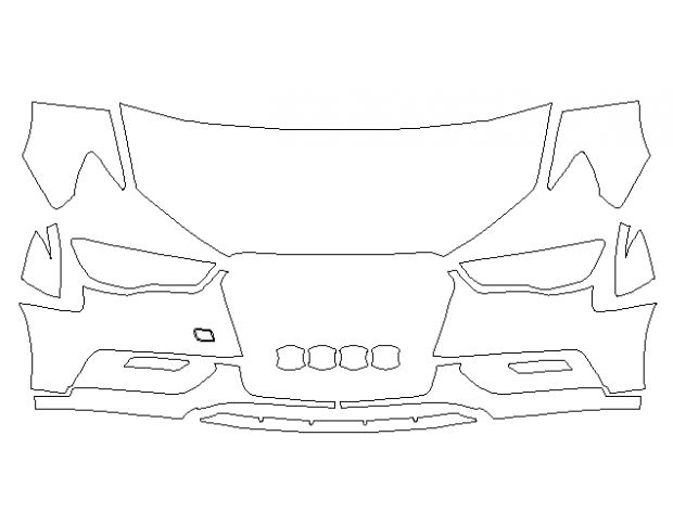 Audi A3 2012 Хетчбек Стандартний набір частково Hexis