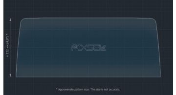 Захисне скло Pixsel на монітор CHERY TIGGO 8 - 12.6“ 2018 - (гібридне мат)