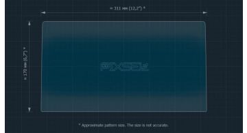 Захисне скло Pixsel на монітор MAN TGE 14“ 2023 - (гібридне глянець)