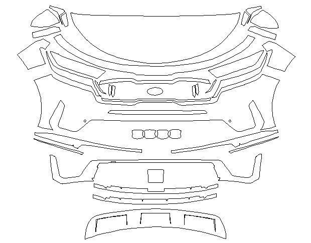 KIA Sorento 2020 Внедорожник Стандартный набор частично LLumar