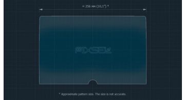 Захисне скло Pixsel на монітор TOYOTA YARIS 12“ 2024 - (гібридне мат)
