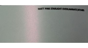 KPMF K71401 Matt Pink Starlight Overlaminate 1.524 m