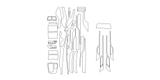 Комплект викрійок для салону BMW 7 SERIES WITH 4 SEATS 2016  /assets/images/items/5298/0410517001652275916.png