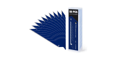 FOSHIO Carbon Steel 30° Blue Blades - Сегментні леза (50 шт.)  /assets/images/items/8999/0248155001732891947.jpg
