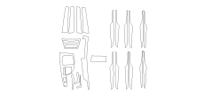 Комплект викрійок для салону BMW X1-X2 2016  /assets/images/items/5318/0504604001652956700.png