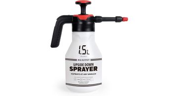 FOSHIO Upside-down Water Sprayer With Flat Bottom - Опрыскиватель с ручным нагнетателем, 1.5 L