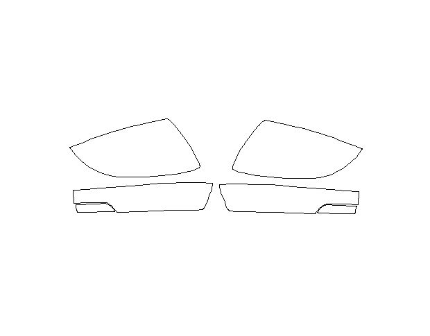Volkswagen Polo 2020 Седан Дзеркала LLumar