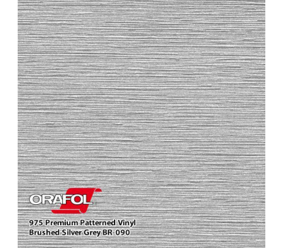 Oracal 975 090 Brushed Premium Structure Cast Silver Gray 1.524 m