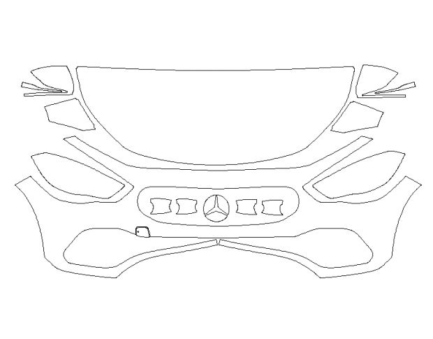Mercedes-Benz GLA-Class 2020 Позашляховик Стандартний набір частково LLumar