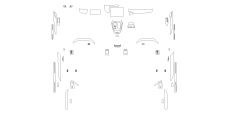Выкройка для салона ZEEKR 009 2024  /assets/images/items/8817/0346670001721215081.jpg