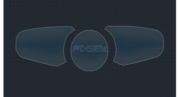 Захисне скло Pixsel на панель приладів PORSCHE PANAMERA - 17.4“ 2017 - 2023 (гібридне мат)