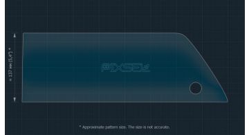 Захисне скло Pixsel на монітор TOYOTA HIGHLANDER - 17“ 2023 - (гібридне глянець)