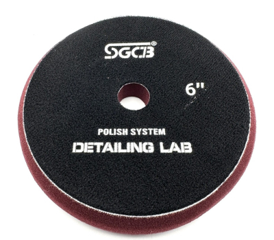 SGCB SGGA182 RO/DA Buffing Foam Pad Wine - Полірувальний круг м'який, бордовий 150/160x30 mm