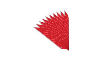 FOSHIO Carbon Steel 30° Red Blades - Сегментные лезвия (10 шт.)