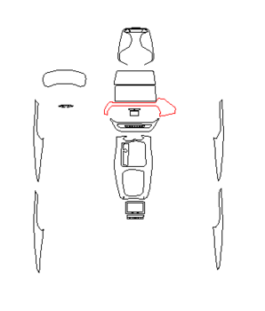Комплект викрійок для салону BMW X3 2021