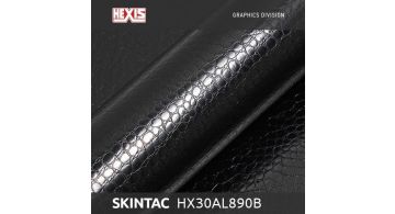 Hexis Alligator Pitch Black Gloss HX30AL890 1.37 m