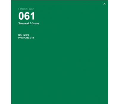 Oracal 641 061 Gloss Green 1 m