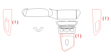 Комплект викрійок для салону VOLKSWAGEN TAOS 2021  /assets/images/items/5567/0787847001657720882.png