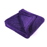 MaxShine Duo Twisted Loop Microfiber Drying Towel - Мікрофібровий рушник з оверлоком, фіолетовий 60 х 90 cm