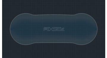 Захисне скло Pixsel на панель приладів VOLKSWAGEN PASSAT - 11.9“ 2015 - 2019 (гібридне глянець)