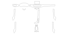 Викрійка для салону AUDI A4 2018  /assets/images/items/4617/0404519001616507506.jpg