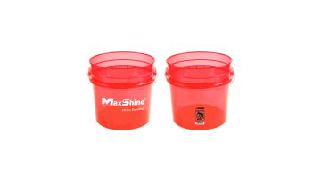 MaxShine Detailing Bucket Red - Відро для миття та полірування, без кришки, 13 L