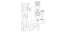 Викрійка для салону MERCEDES-BENZ GLE SUV 2019  /assets/images/items/4715/0022564001657699477.png
