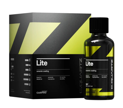 CarPro CQUARTZ Lite Kit - Легке керамічне покриття для фарби (набір), 100 ml