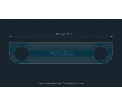Защитное стекло Pixsel для климат-контроля HYUNDAI TUCSON - 11.5“ 2024 - (гибридное мат)